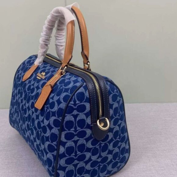 Coach CY699 Rowan Large Satchel Bag In Signature Canvas - Picture 4 of 7